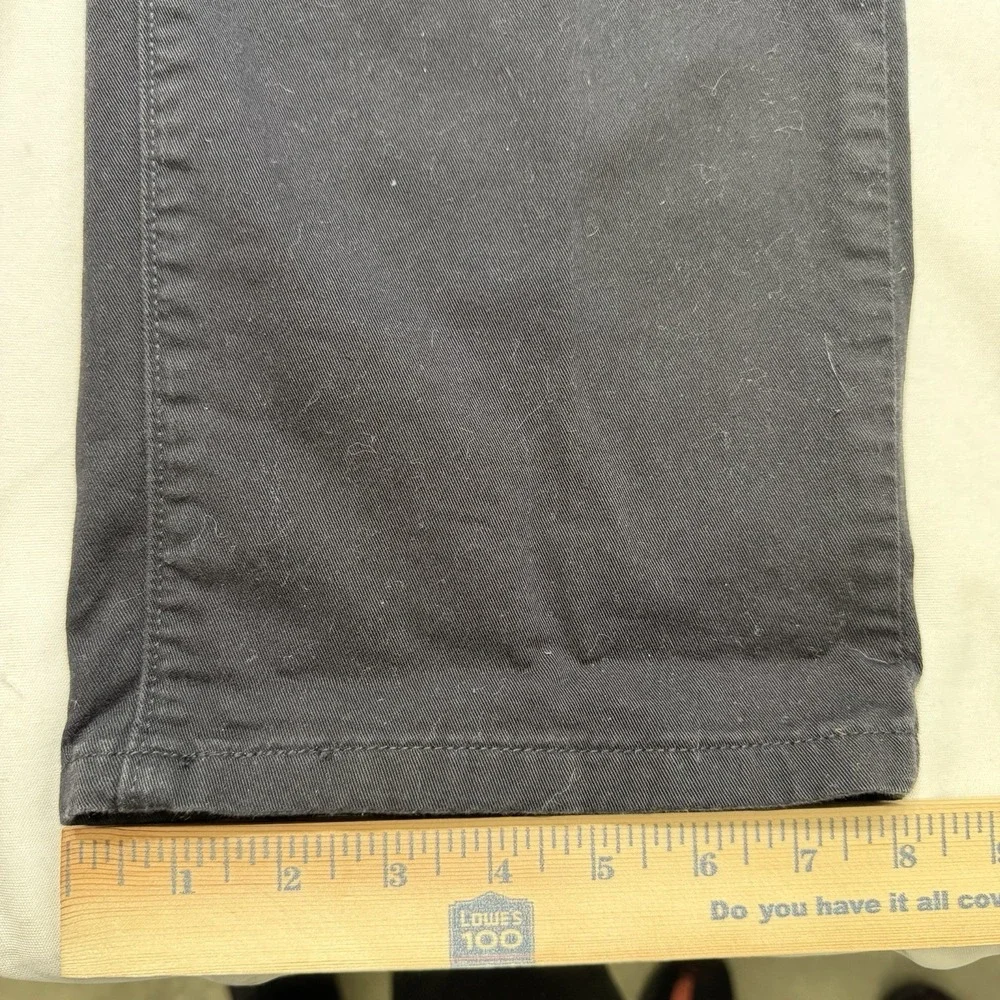 Levi Strauss Black Chino Pants Mens Stretch‎ Straight Casual Work